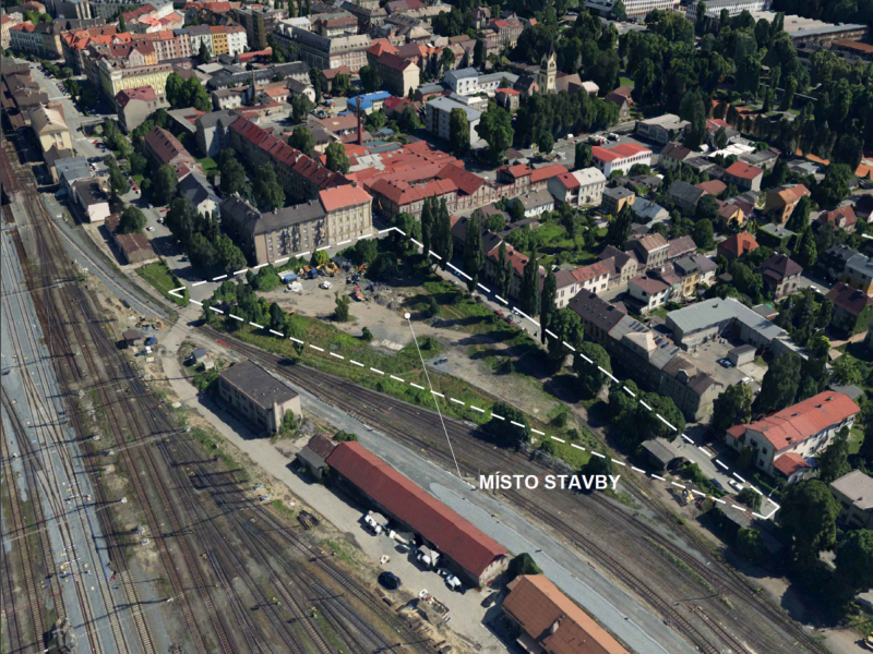 Studie parkoviště na ul. Tovární, Český Těšín